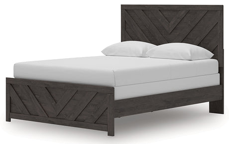 Prendonea Queen Bed angled alternate side view