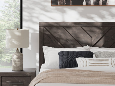 Prendonea Queen Bed headboard detail