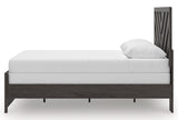 Prendonea Queen Bed angled side alternate view