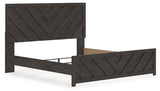 Prendonea King Panel Bed nightstand side view