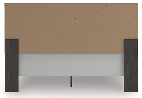 Prendonea King Panel Bed back view