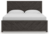 Prendonea King Panel Bed headboard close up