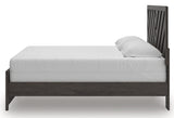 Prendonea King Panel Bed side angle