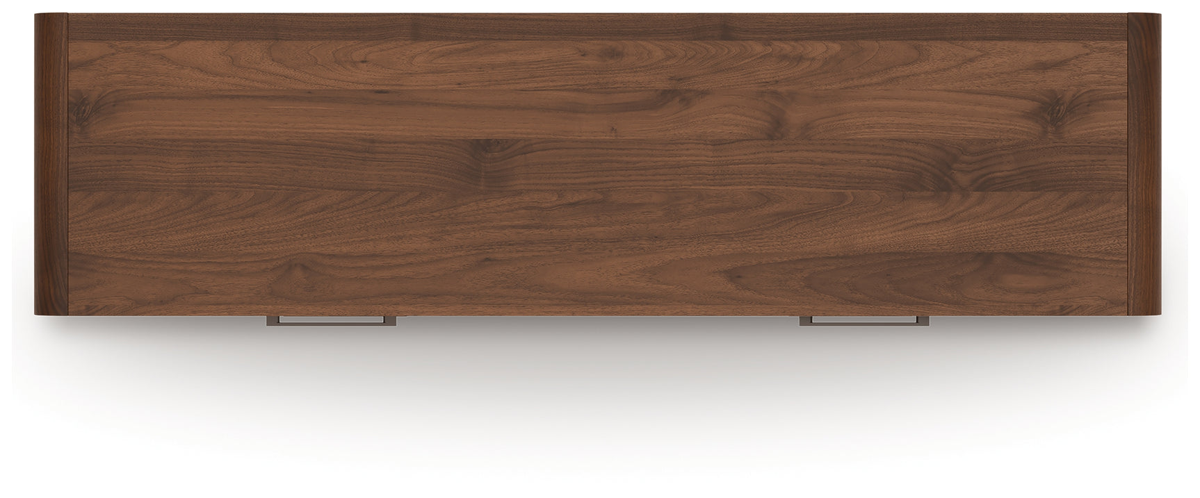 Top view highlighting rounded edges