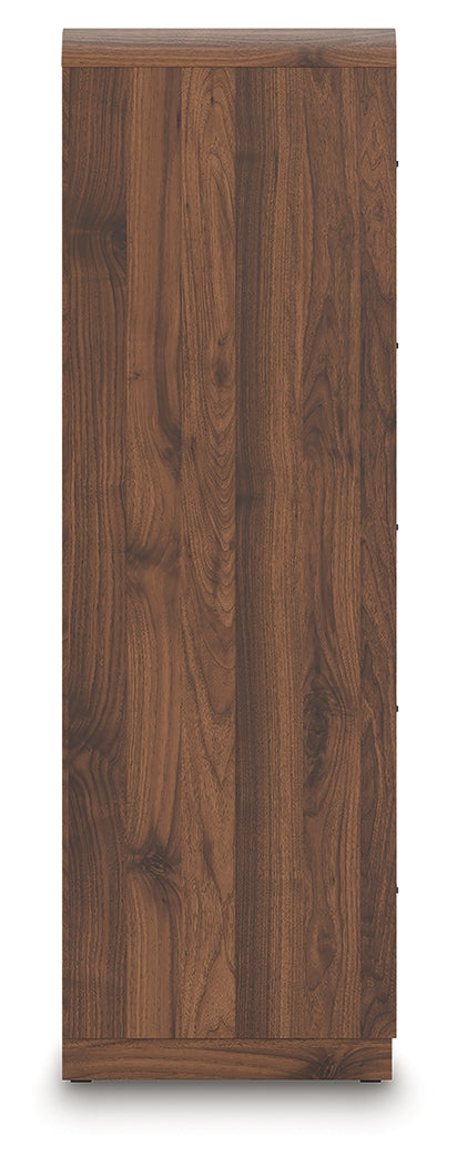 Side profile of Fortlorn chest of drawers