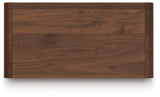 Top view showing rounded edges and finish