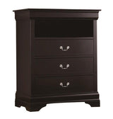 Louis Philip nightstand in modern bedroom setting