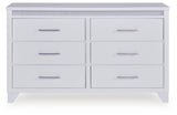 Jarlee White Dresser view 4