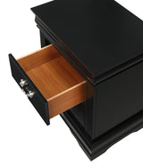 Louis Philip Black Dresser side view