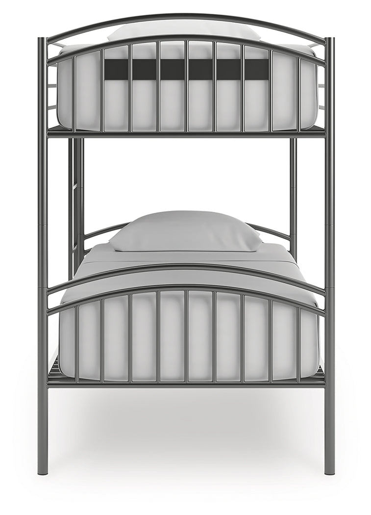 Close-up detail of ladder on Lanceburg bunk bed