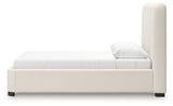 Brintstreet Beige Next-Gen Nuvella queen upholstered panel bed