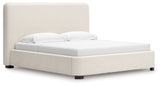 Brintstreet upholstered bed side angle view