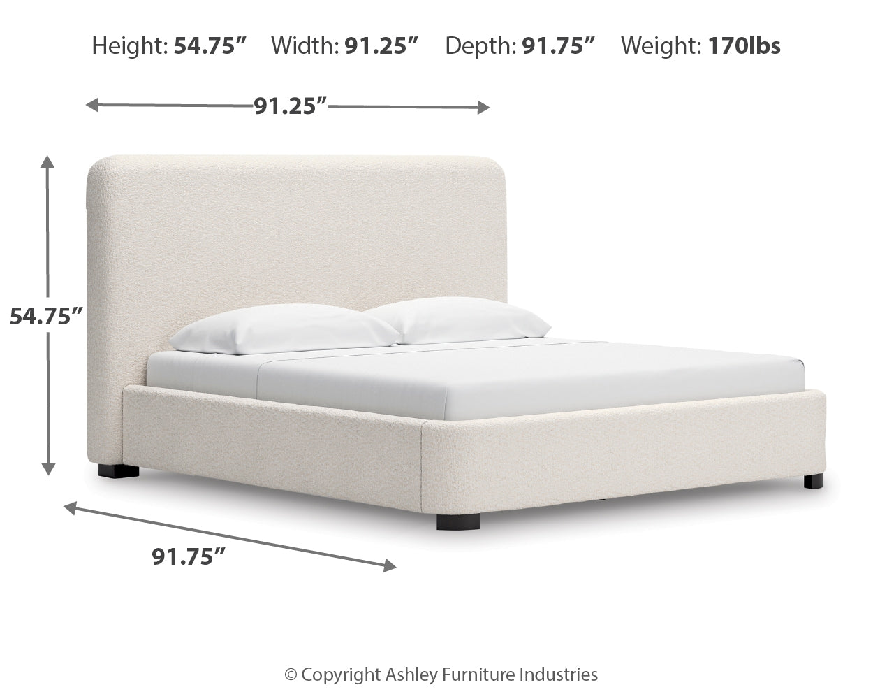 Brintstreet bed footboard detail