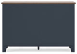 Side alternate angle of Landocken dresser