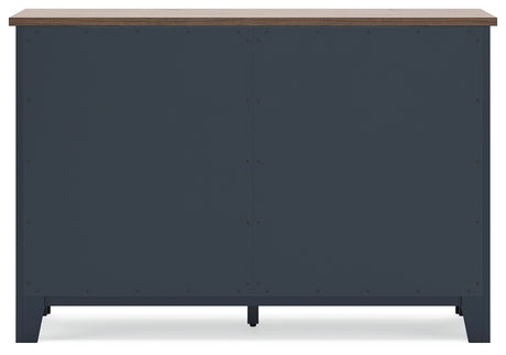 Side alternate angle of Landocken dresser