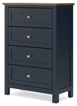 Open drawer of Landocken chest revealing interior
