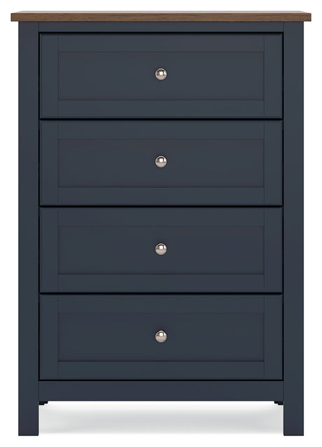 Back view of Landocken chest of drawers