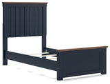 Landocken Twin Panel Bed back view