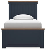 Landocken Twin Bed headboard close-up