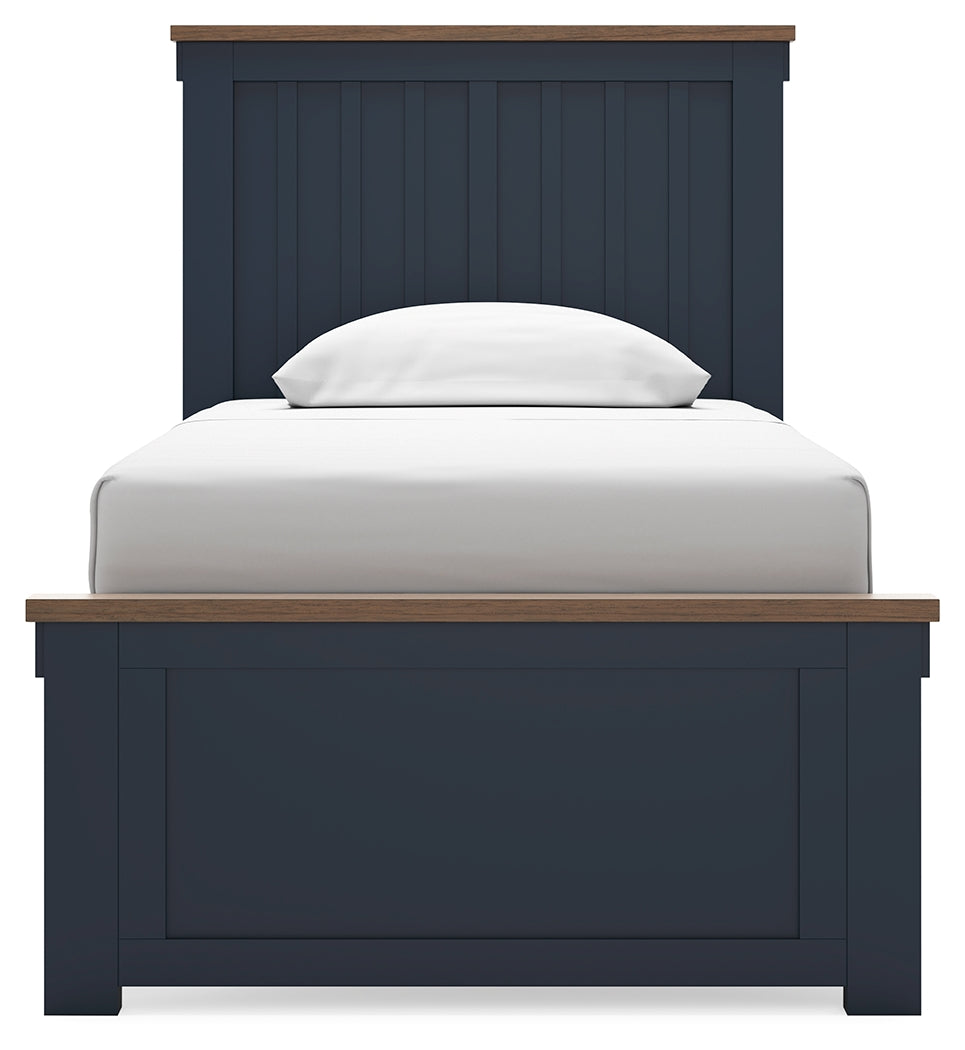 Landocken Twin Bed headboard close-up
