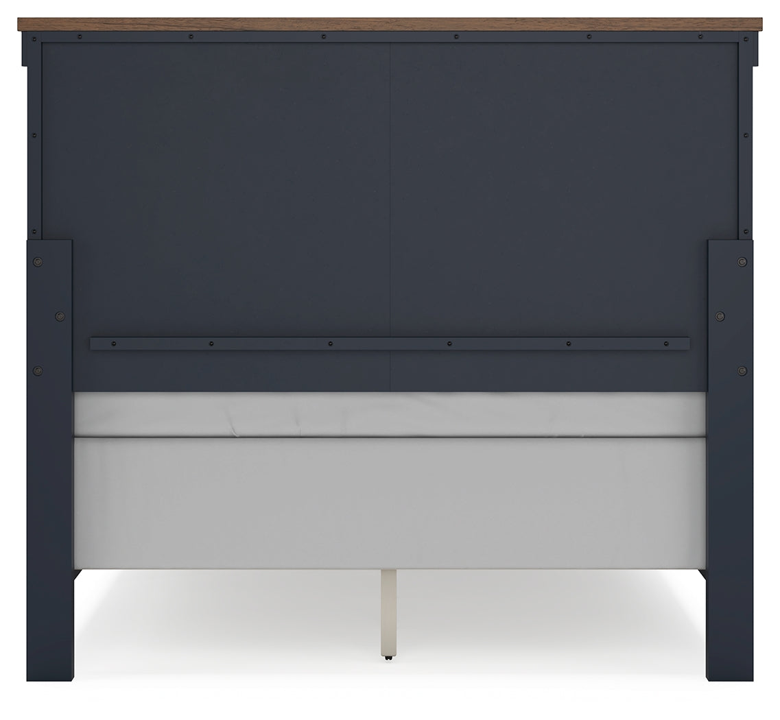 Landocken Full Panel Bed back view