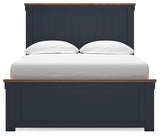 Close-up of Landocken bed wooden slats and finish