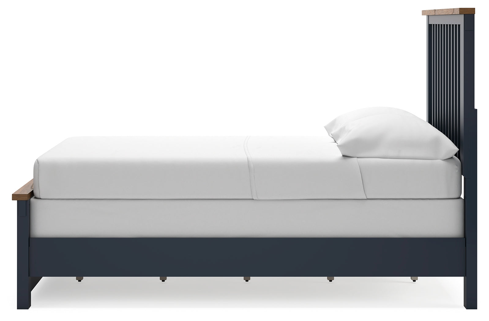 Side alternate angle of Landocken Full Panel Bed