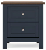 Nightstand back view