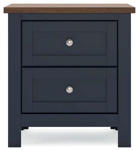 Nightstand back view