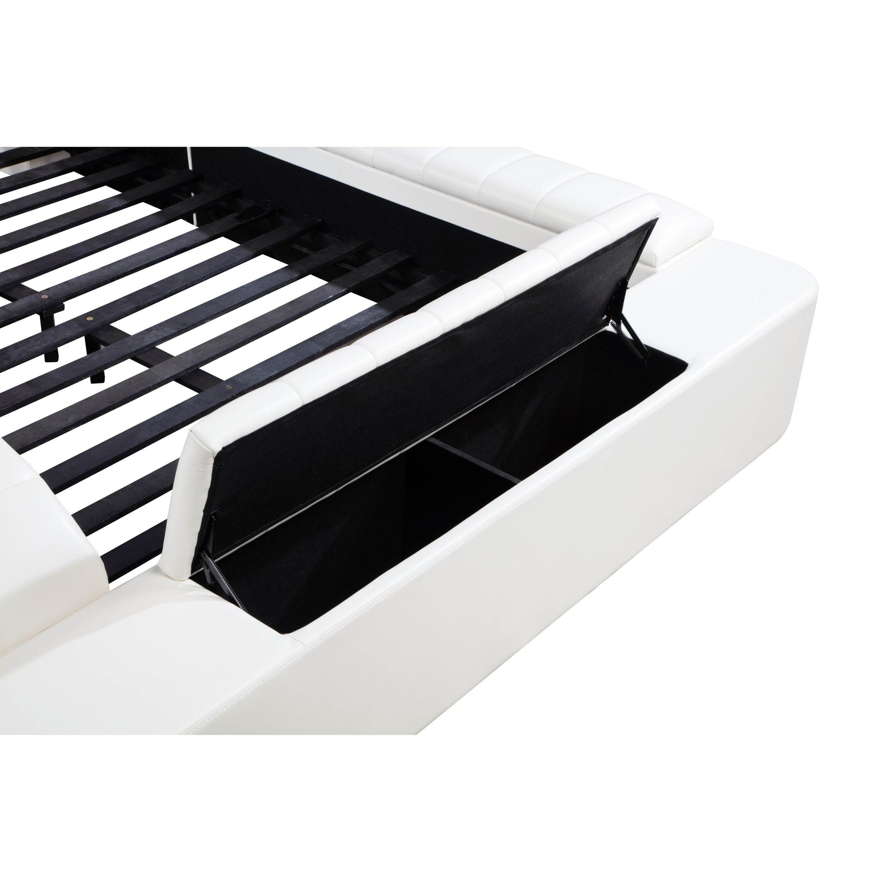 Bluetooth speakers integrated in headboard