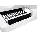 Apollo bed with bedding in modern room