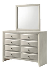 Emily dresser with 8 drawers in white finish
