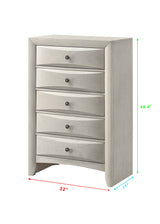 Emily White Chest drawer detail
