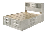 Footboard and drawers detail of Emily Queen Platform Bed