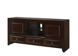 Emily Dark Cherry Modern Transitional Wood Queen Storage Bookcase Platform Bed - Ella Furniture