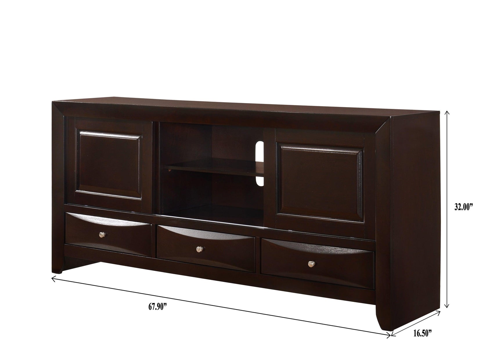 Emily Dark Cherry Modern Transitional Wood Queen Storage Bookcase Platform Bed - Ella Furniture