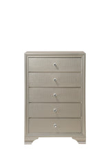 Lyssa Nightstand with decorative items on top