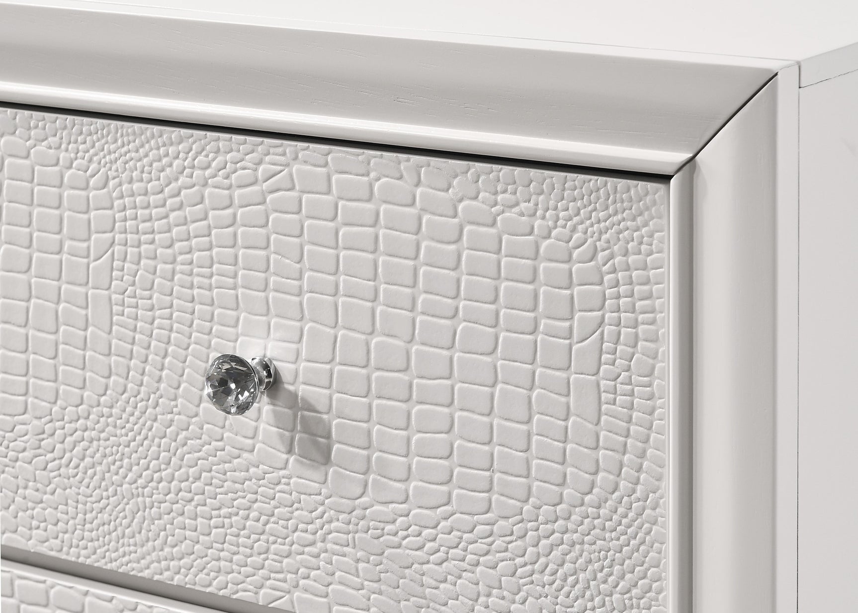 Lyssa Oat Frost LED Upholstered Tufted Panel Twin Bed
