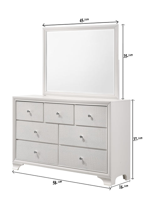 Full view of Lyssa bedroom collection furniture