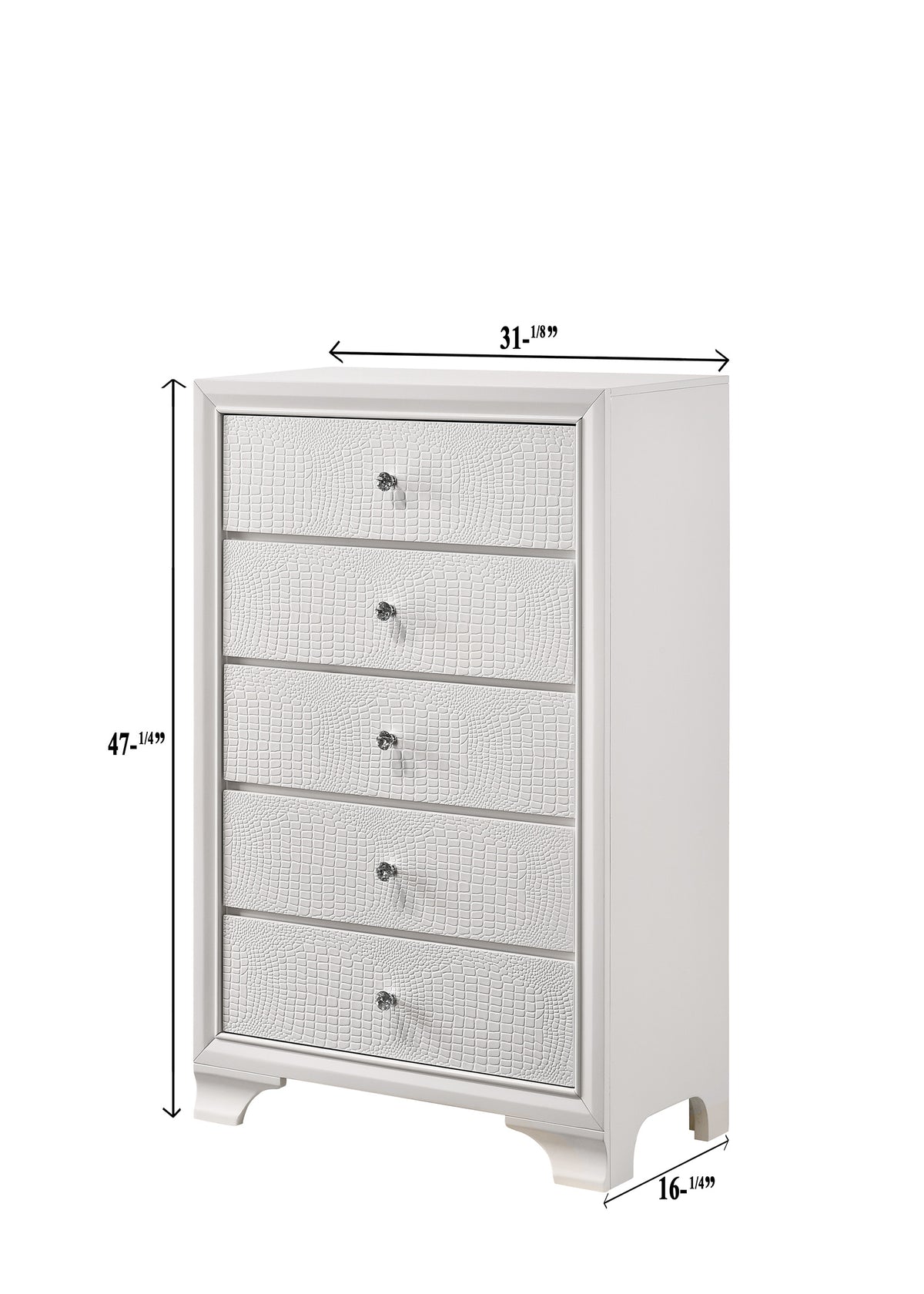 Components of Lyssa King/Queen bed rail in Oat Frost