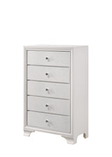 Lyssa Oat Frost LED Upholstered Tufted Panel Twin Bed