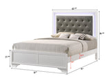 Lyssa Frost modern night stand with three dovetail drawers