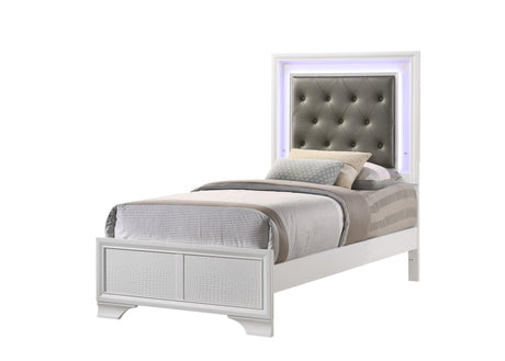 Lyssa Frost modern night stand with three dovetail drawers