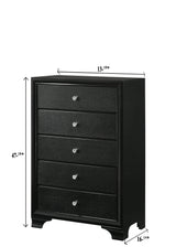 Micah Black Full Velvet Upholstered Tufted Panel Bed with LED Lighting