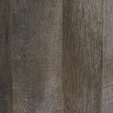 Detail of Wynnlow dresser gray replicated oak grain finish