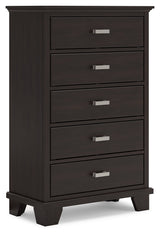 Covetown chest of drawers open drawer showing interior