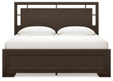 Covetown Dark Brown Panel Bedroom Set view 6