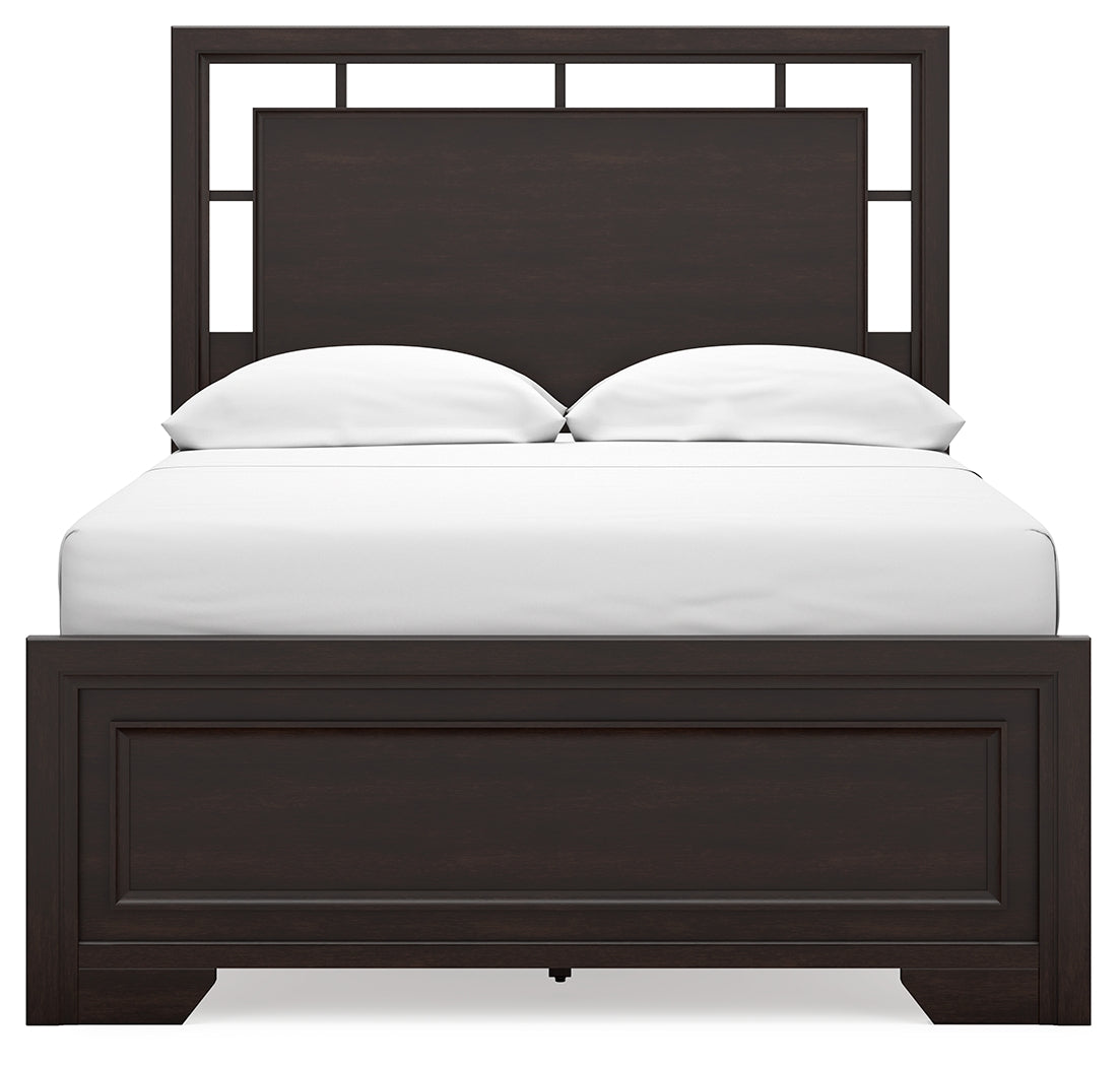 Covetown full panel bed side profile
