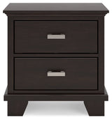 Covetown nightstand side angle view