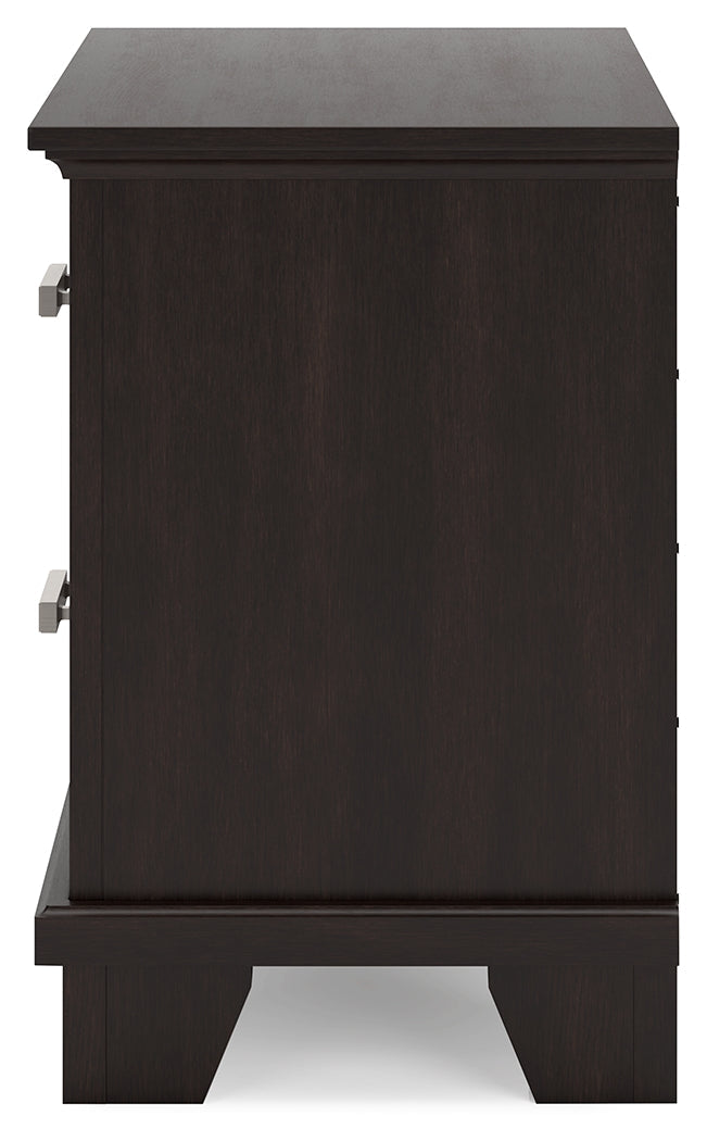 Covetown nightstand side alternate angle